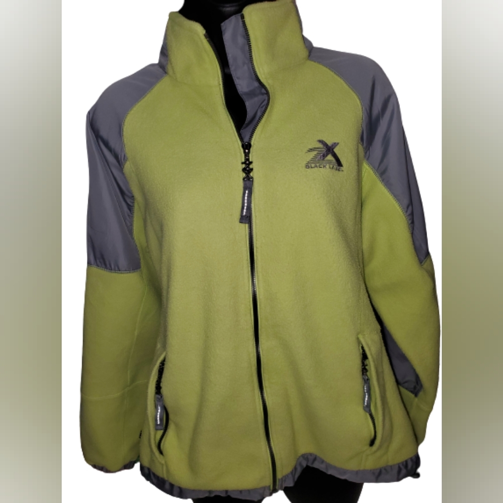 ZeroXposur Black Label Green Zip Up Windbreaker